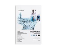 Radiohead OK Computer Poster Aesthetics Canvas Wall Art Living Room Poster Modern Home Decoration Printing Poster Home Office Decoration Canvas Poster Art Poster DecorationUnframe-style-4212x18inch(30