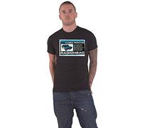 Radiohead T Shirt Carbon Patch Band Logo Official Mens Black L