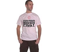 Radiohead T Shirt Piggy Band Logo Official Mens White XL