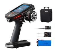 Radiolink RC8X 8 Channels 2.4G RC Transmitter and R8FG & R4FGM 2 Gyro Receivers Kit for RC Cars Crawler Drifting Boat,600M Remote,200 Models Storage,4.3" IPS Touch Screen,8 Mix Control,RC Controller