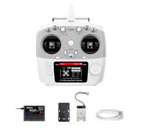 Radiolink T12D RC Transmitter and Receiver R12F Kit with 12Channels 2.4GHz,Rc Radio Transmitter with 50 Model Storge,4KM Long-range Module Remote for Airplane Drone Car Boat,Support ELRS/TBS Crossfire