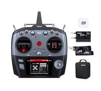 Radiolink T16D 16 Channels RC Transmitter and R16F Telemetry Receiver Kit,100 Model Storage 4000M Remote Control 2.4GHz RC Controller 16CH Receiver for Drone Airplane Helicopter Car Boat Crawler Mode2