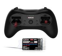 Radiolink T8S 8 Channels 2.4G RC Pocket Size Transmitter and Receiver R8EF RX Kit, Radio Remote Controller, Built-in Rechargeable Battery for Quad Drone/Airplane/Car/Boat/Robot and More (M2 Left Hand)