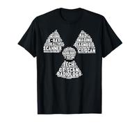 Radiologist Radioactive Sign Word Cloud Rad Tech T-Shirt