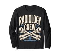 Radiology Crew Xray Skeleton Bones Hospital Long Sleeve T-Shirt