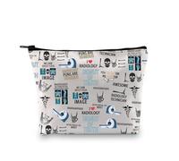 Radiology Makeup Bag Technician Radiologist Gift Rad Tech Gift X-ray Tech Gift Radiology Tech Week Gift Cosmetic Bag (Donut of Truth 2uk)