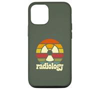 Radiology Retro Vintage Sunset Radiation Symbol Case for iPhone 12/12 Pro