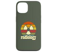 Radiology Retro Vintage Sunset Radiation Symbol Case for iPhone 13