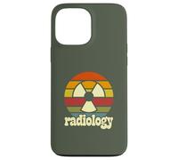 Radiology Retro Vintage Sunset Radiation Symbol Case for iPhone 13 Pro Max