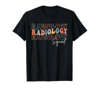 Radiology Squad Groovy Radiography Rad Tech Radiography Value Graphic T-Shirt