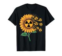 Radiology Sunflower Tech Retro Nuclear Medicine Gifts Women T-Shirt