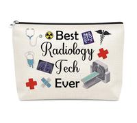 Radiology Tech Gifts Radiographer Makeup Bag Radiographer Appreciation Gifts Radiology Technologist Gift X-Ray Tech Gift Cosmetic Bag Christmas Birthday Present for Radiologist Doctor Travel Pouch