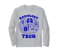 Radiology Tech Medical Imaging Anatomy Design Long Sleeve T-Shirt