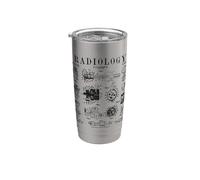 Radiology Technician Radiologist Xray Tech Vintage Patent Stainless Steel Insulated Tumbler