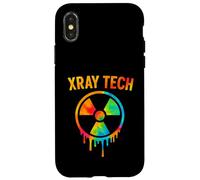 Radiology Xray Tech Radiation Symbol Tie Dye Rad Student Case for iPhone X/XS