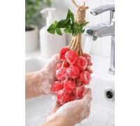 Radish Soap on a Rope, Novelty Vegetable Design, Natural Jute Cord, Kitchen Decor Theme