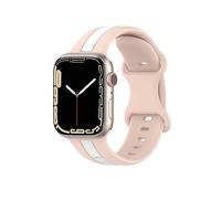 RADISOPH 1 PACK Watch Strap with Double-Color Design Compatible with Apple Watch Strap 38mm 40mm 41mm,Soft Silicone Strap Replacement Wristbands for iWatch Series 8 7 6 5 4 3 SE Ultra