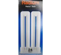 Radium Compact Fluorescent Lamp Ralux Twin, Base 2G10 18 Watt / 840 2G10 24.00 wattsW