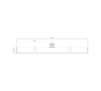 Radium LED bulb S14d strip LED bulb 4.9W 927 50cm opal