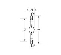 RADIUM metal halide lamp K12s 1000W HRI-TS D/S/PRO