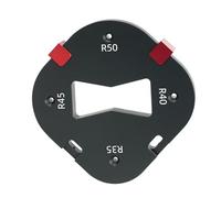 Radius Jig Router Template, Aluminium Alloy Templates, Round Corner Guide, Precision Trimming Tool for Clean Curved Edges, Professional Tables, Workshop, Wood Shop, Carpentry Room