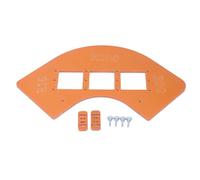 Radius Jig Router Template, Corner Radius Guide with R15 R30 R100 R200 Options, Engineering Plastic Routing Template for Cabinet Wardrobe Corners and Switch Holes