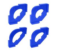 Radius Jig Router Templates 4Pcs Set - Adjustable Circle Cutting Guide for Wood Boards- Blue