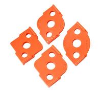 Radius Jig Router Templates, ABS+CNC Corner Routing Templates, Radius Quick Jig for Woodworking, Rounded Corners Bit R5 R10 R15 R20 R25 R30 R35 R40 (4pcs)