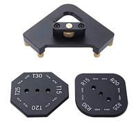 Radius Jig Router Templates, Aluminum Alloy Wooden Board Arc Cutting Auxiliary Tool, Router Corner Jig DIY Template R10 R15 R20 R30 T15 T20 T25 T30