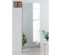 Yearn Seamless Radius Full Length Wall Mirror Gold