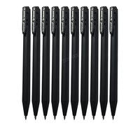 RADIUS O-Second Gel Pens, BLACK, 0.7mm Fine Point, Pack of 50, Retractable Rollerball Pens, Smooth Gel Pens, School Office Home Everyday Gel Pens
