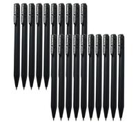 RADIUS RADSec Gel Pens, BLACK, Fine Point (0.7mm), Pack of 20, Waterproof Ink, Jumbo Refill, Smooth Gel Pens, Perfect for School Office Home Professional Use