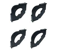Radius Router Jig Templates 4Pcs Set for DIY Circle Cutting, Adjustable Woodworking Guide Tool for Wood Boards- Black
