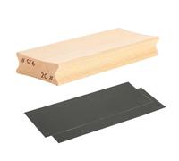 Radius Sanding Block Guitar Fret Leveling Wood Polished Paper Sanding Block Fingerboards Repair Paper Pad Sheet Cushion Guitar Fret Leveling Tool Radius Sanding Blocks