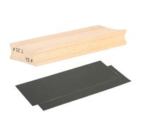 Radius Sanding Block Guitar Fret Leveling Wood Polished Paper Sanding Block Fingerboards Repair Paper Pad Sheet Cushion Guitar Fret Leveling Tool Radius Sanding Blocks