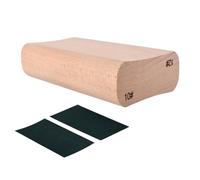 Radius Sanding Blocks Guitar Fret Leveling Maple Polished Paper Sanding Block Fingerboard Repair Paper Pad Sheet Cushion Guitar Fretboard Tool Radius Sanding Block Fret Leveling Tool