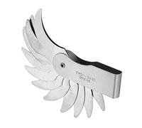 Radius, Stainless Steel Fillet, Easy to Carry Design, Wide Measuring Range, for Manufacturers, Mechanics, Workers (R25-50MM)