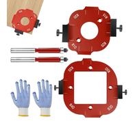 Radius Template Router Templates - 2x Corner Radius Model | Durable Arc Cutting Auxiliary Tool | Professional Routing Guide Set Suitable For Furniture Manufacturing Projects