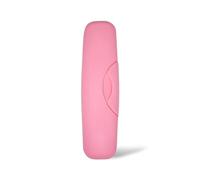 RADIUS Toothbrush Travel Case - Fits Big Brush w/Replaceable Head, Original, Flex & Scuba BPA-Free Recycled Plastic, Portable, Durable & Eco-Friendly for Home, School, Travel, Pastel Pink