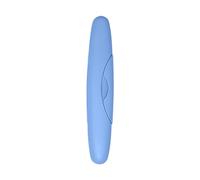 RADIUS Toothbrush Travel Case for Standard Brush, BPA-Free Recycled Plastic, Portable for Bathroom, School, Home, Camping (Light Blue, 8.25H - 1.38W - 1.75L (in))