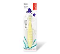 RADIUS Totz Extra Soft Toothbrush BPA Free and ADA Accepted Designed for Delicate Teeth and Gums for Kids 18 Months and Up - Yellow, Pack of 1