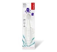 RADIUS Totz Toothbrush Extra Soft Brush BPA Free & ADA Accepted Designed for Delicate Teeth & Gums for Children 18 Months & Up - White - Pack of 1