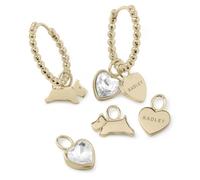 Radley 18ct Gold Plated Bobble Hoop Earring & Charm Set