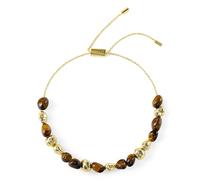 Radley 18ct Gold Plated Cluster Tiger's Eye Friendship Bracelet