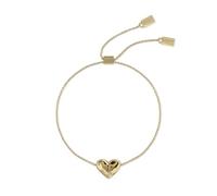 RADLEY 18ct Gold Plated Hammered Heart Friendship Bracelet