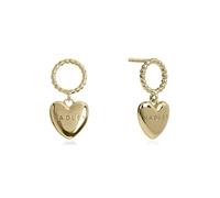 Radley 18ct Gold Plated Hanging Heart Earrings