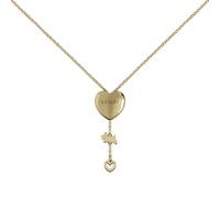 RADLEY Womens 18ct Gold Plated Adjustable Heart Lariat Necklace