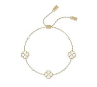 RADLEY 18ct Gold Plated Mother Of Pearl Heart Flower Friendship Bracelet