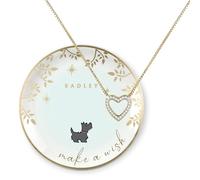 Radley 18ct Gold Plated Heart Necklace & Trinket Tray Set