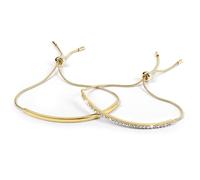 RADLEY 18ct Gold Plated Stone Set & Smooth Friendship Bracelet Twin pack